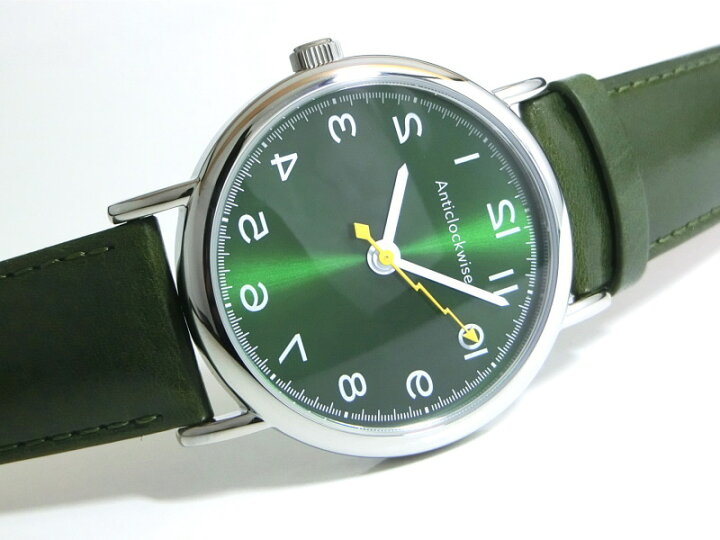 楽天市場】限定50本の逆回転時計 クォーツ腕時計 anti-clockwise 左 