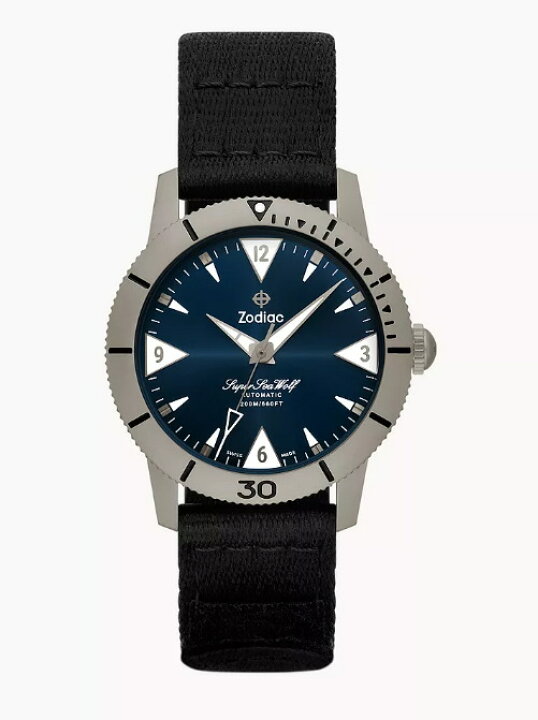 楽天市場】スイス製 ZODIAC ゾディアック Super Sea Wolf シーウルフ 