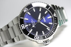 スイス製ORIS オリス AQUIS アクイスデイト 300m防水自動巻き腕時計/ダイバーズウォッチ/セラミックベゼル/正規代理店商品