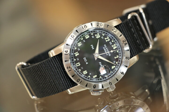 楽天市場】24時間表示！スイス製GLYCINE【グリシン】Airman Vintage 