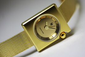 【レディース】フランス LIP リップ マッハ2000ゴールド・スクエア デザイン・ウォッチ腕時計 DUCHESSE GOLD メッシュバンド仕様 並行