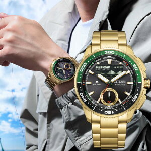 CITIZEN �V�`�Y�� PROMASTER �v���}�X�^�[ Wave Tracker �E�G�[�u�E�g���b�J�[ �����d�G�R�E�h���C�u�r���v MIP�t�� �X�|���e �E�C���h�W���b�N 154,000�~