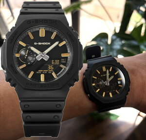 ���^ CASIO �J�V�I G-SHOCK G�V���b�N �u���b�N×�S�[���h ���p�t�H�����̃A�i���O���f�W�^�� �r���v �������K���ʏ��i �������� 20,900�~ GA-2100LXB-1A9JF LUXE BLACK