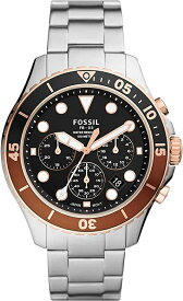 FOSSIL フォッシル FB-03クロノグラフ・ステンレススチールウォッチ/正規代理店商品/メンズ/送料無料/クリスマス/腕時計/100m防水/