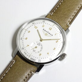 ドイツ製bauhaus バウハウス スモールセコンド35ミリ クォーツ腕時計 バウハウス・デザイン Uhrenwerk Ruhla ルーラ Made in Germany ボーイズサイズ