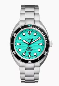FOSSIL フォッシル BREAKER ブレーカー200m防水ダイバーズ・クォーツ腕時計 正規代理店商品 メンズウォッチ 男性用腕時計 ミントグリーン