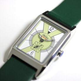 イタリア鉄道時計のPerseo ペルセオ INFRANGIBILE インフランジビルクォーツ腕時計 国内正規品 クラシック 角型ケース アールデコ・デザイン メンズ ボーイズサイズ