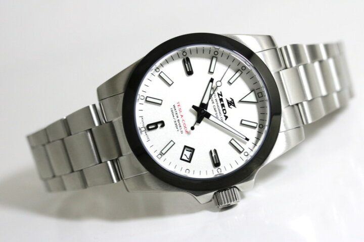 楽天市場】ZEEDA ジーダ TESLA-CODE BLU テスラ・コード 38mm 自動巻き 