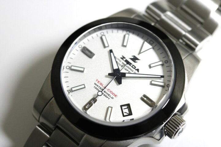 楽天市場】ZEEDA ジーダ TESLA-CODE BLU テスラ・コード 38mm 自動巻き 