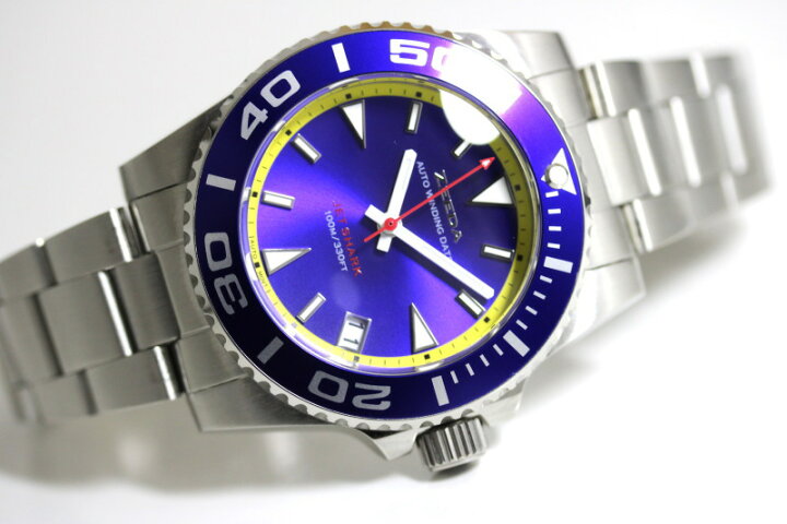 楽天市場】ZEEDA ジーダ JET SHARK ジェットシャーク 40mm 自動巻き  
