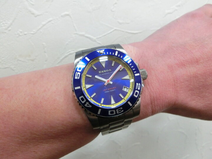楽天市場】ZEEDA ジーダ JET SHARK ジェットシャーク 40mm 自動巻き  