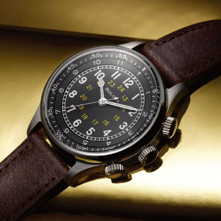 楽天市場】BULOVA ブローバ Military ミリタリー A-15自動巻き腕時計 
