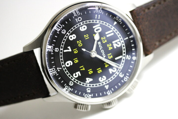 楽天市場】BULOVA ブローバ Military ミリタリー A-15自動巻き腕時計 