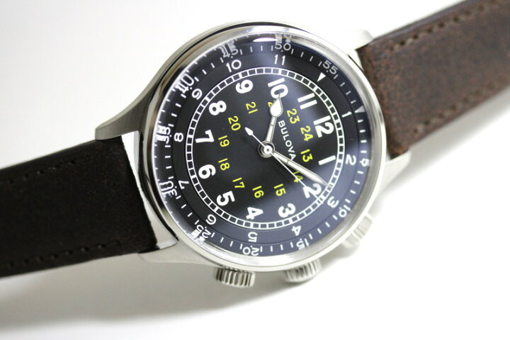 楽天市場】BULOVA ブローバ Military ミリタリー A-15自動巻き腕時計 