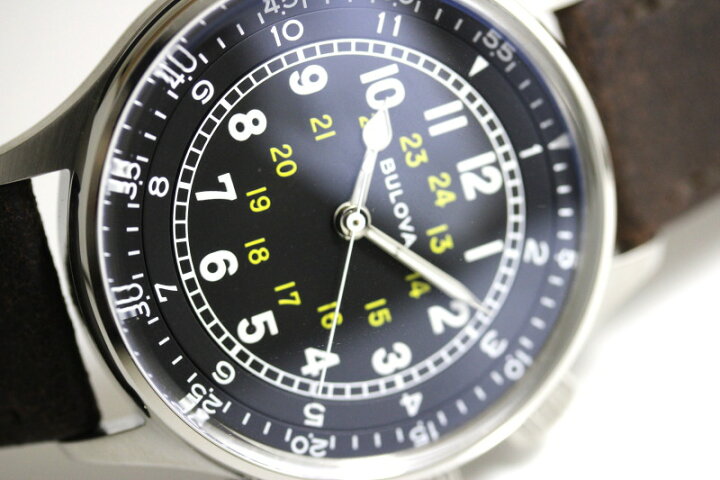 楽天市場】BULOVA ブローバ Military ミリタリー A-15自動巻き腕時計 
