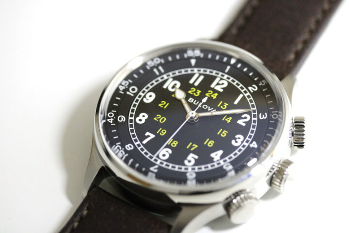 楽天市場】BULOVA ブローバ Military ミリタリー A-15自動巻き腕時計 