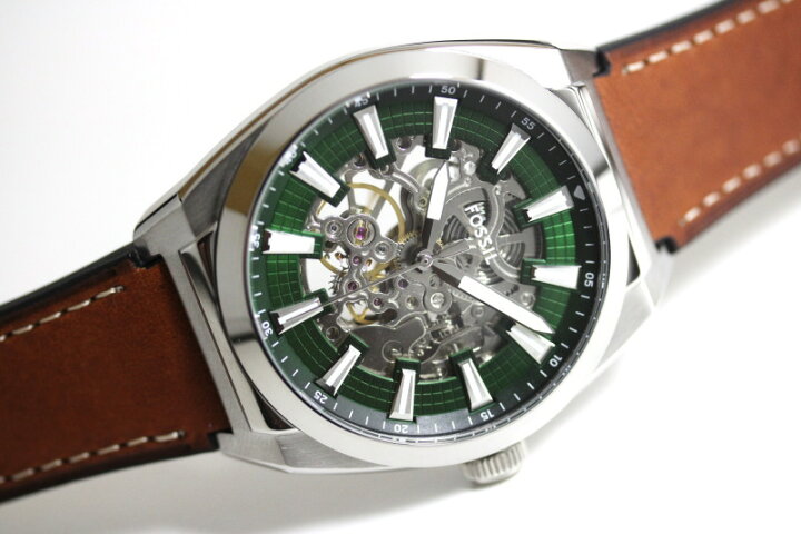 楽天市場】FOSSIL フォッシル Everett スケルトン仕様の自動巻き腕時計 