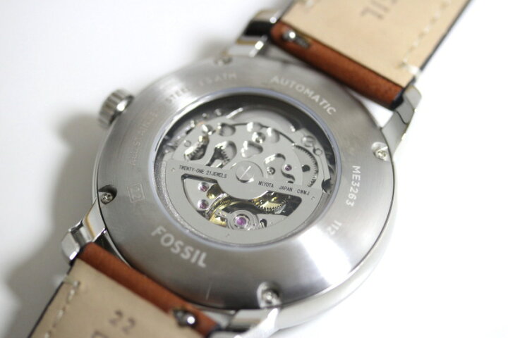 楽天市場】FOSSIL フォッシル Heritage ヘリテージ・スケルトン仕様の  
