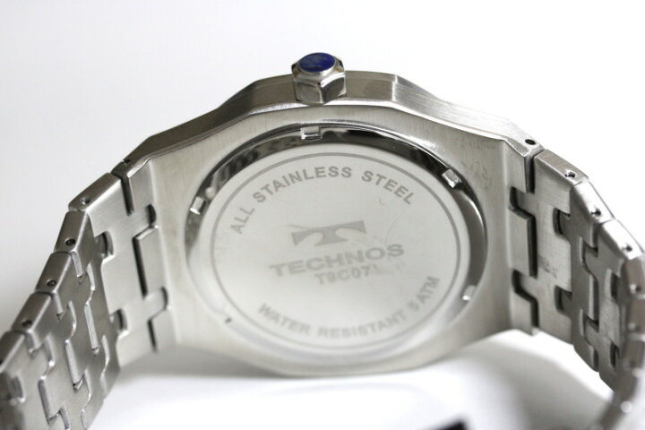 楽天市場】TECHNOS テクノス 5気圧防水 ロイヤルオーク クォーツ腕時計 