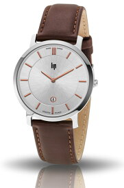 フランスのLIP リップ VALENTIN バレンティン シンプルなクォーツ腕時計 サファイアガラス 薄型約7ミリ/メンズウォッチ/ユニセックス/男女兼用