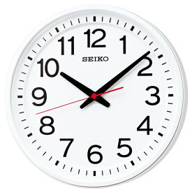 教室の掛時計！SEIKO セイコー クロック掛時計 見やすいUDフォント プレゼントにオススメ セイコークロック 送料無料 事務所、工場の時計 新築お祝い 新社屋 増設 13,200円