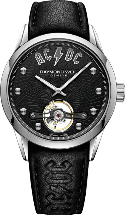 楽天市場 世界限定3000本のac Dc Raymond Weil レイモンド ウェイル コラボモデル自動巻き腕時計 メーカー希望小売価格286 000円 レイモンドウィル Freelancer フリーランサー オープンハート 加坪屋 かつぼや