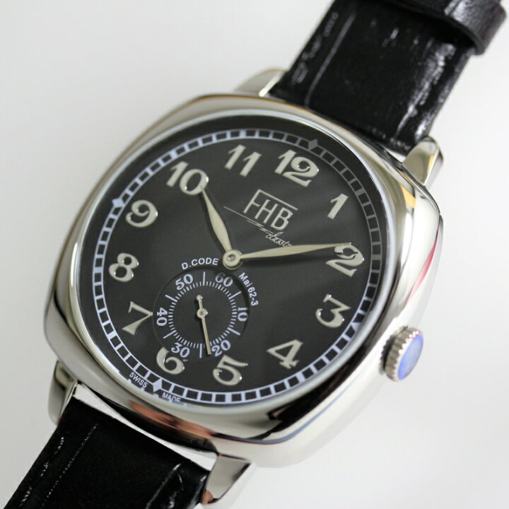 楽天市場】FHB Classic デザインウォッチ クッション型ケース採用 