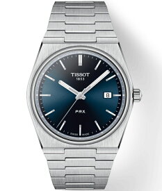スイス製Tissot ティソ PRX ピーアールエックス クォーツ腕時計 正規代理店商品 男性用腕時計 10気圧防水 メーカー保証付 復刻モデルT-クラシック T137.410.11.041.00