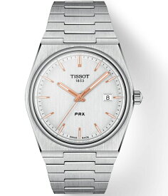 スイス製Tissot ティソPRX ピーアールエックス クォーツ腕時計 正規代理店商品 男性用腕時計 10気圧防水 メーカー保証付 復刻モデルT-クラシック T137.410.11.031.00