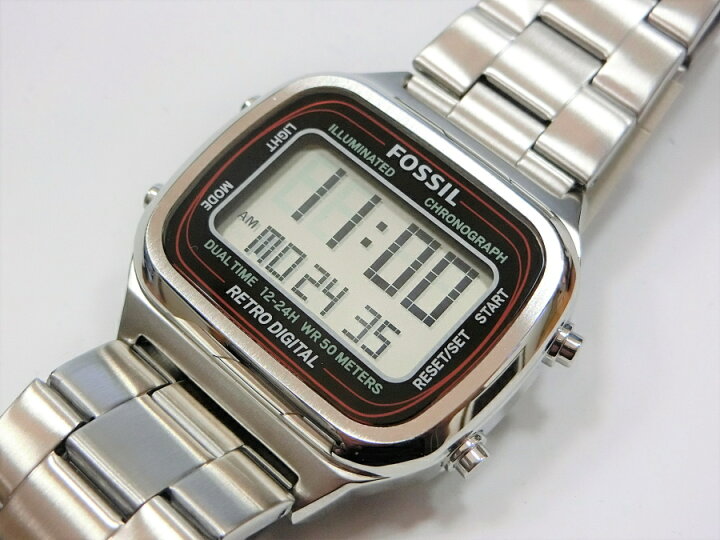 楽天市場】FOSSIL フォッシル RETRO DIGITAL レトロデジタル デザイン 