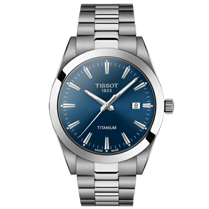 楽天市場】Tissot ティソ ジェントルマン クォーツ ブルー腕時計 正規 