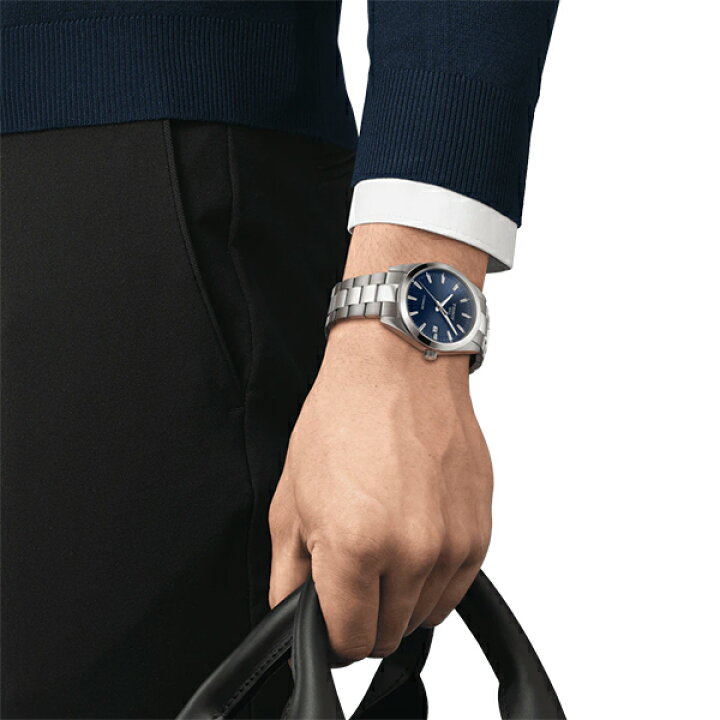 楽天市場】Tissot ティソ ジェントルマン クォーツ ブルー腕時計 正規 