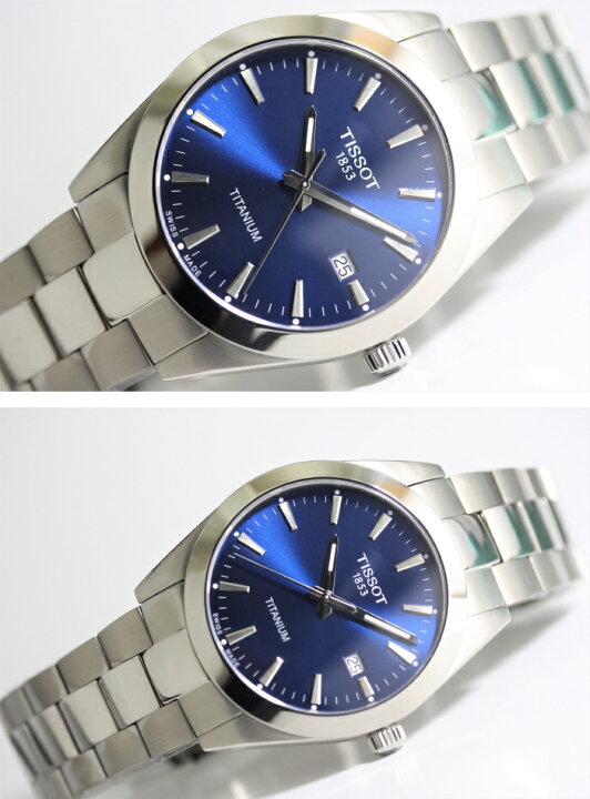 楽天市場】Tissot ティソ ジェントルマン クォーツ ブルー腕時計 正規 