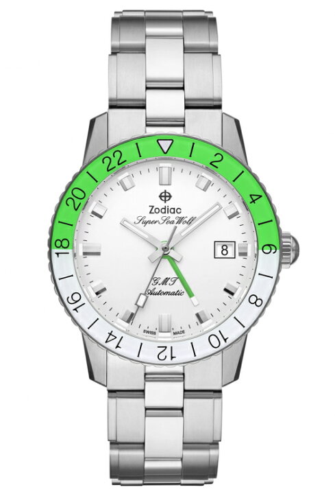楽天市場】スイス製 ZODIAC ゾディアック Super Sea Wolf GMT スーパー 
