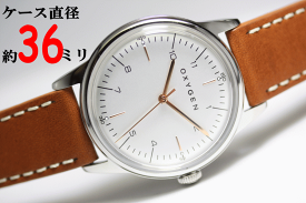 最終入荷！ケース直径36ミリのボーイズサイズ！フランスのOXYGEN オキシゲン City Legend36クォーツ・デザインウォッチ/男女兼用腕時計/正規代理店商品