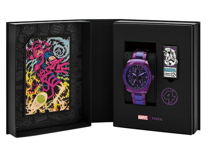 楽天市場】限定 Marvel x Fossil マーベル×フォッシル Fantastic Four 