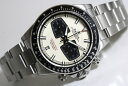 ZEEDA ジーダ SPEED-WOLF スピードウルフ クォーツ・クロノグラフ腕時計 VINTAGE WHITE ビンテージホワイト 男性用腕時計 メンズウォッチ