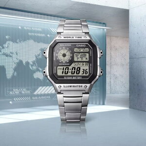 CASIO Collection STANDARD �J�V�I�E�R���N�V�����E�X�^���_�[�h �N�H�[�c�r���v �����Y �j���p�r���v �`�[�v�J�V�I �`�v�J�V �f�W�^���\�� �f�W�^���E�H�b�` AE-1200WHD-1AJF �K�W�F�b�g�E�H�b�`