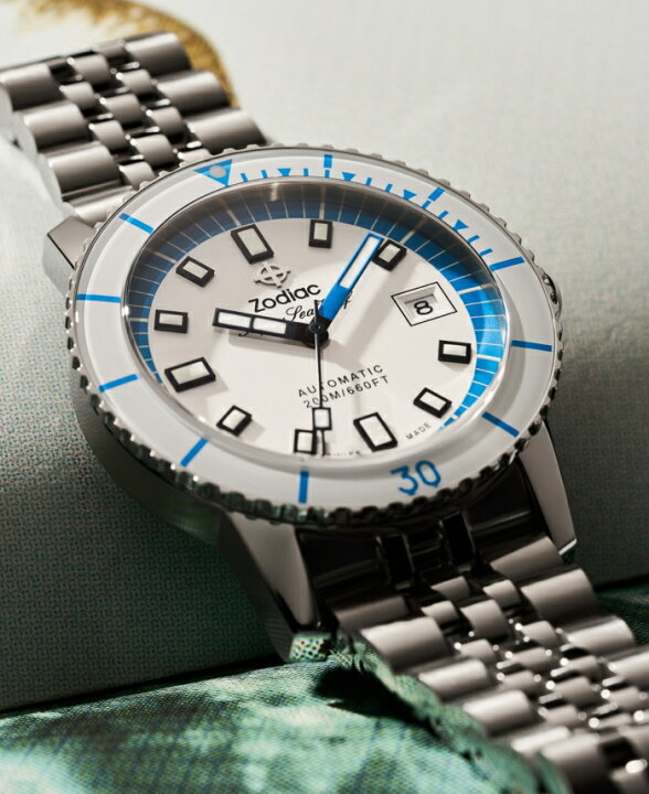 楽天市場】スイス製 ZODIAC ゾディアック Super Sea Wolf シーウルフ  