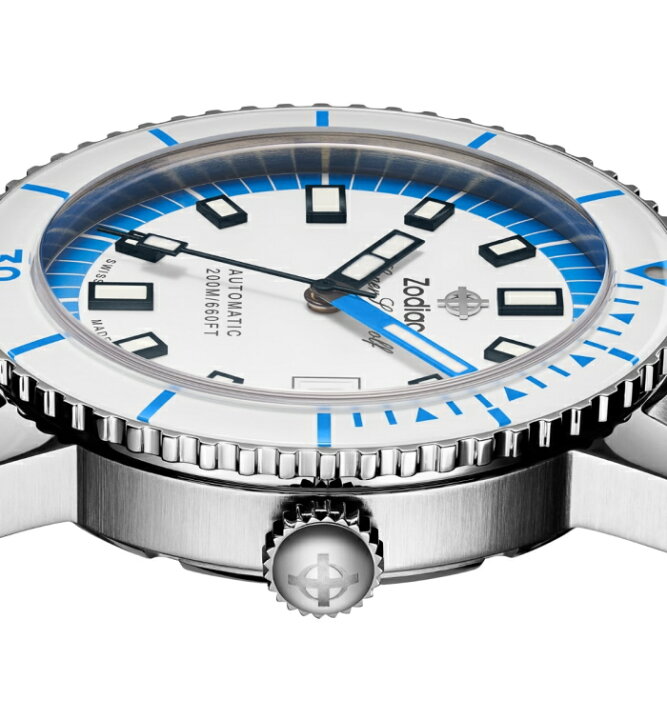 楽天市場】スイス製 ZODIAC ゾディアック Super Sea Wolf シーウルフ 