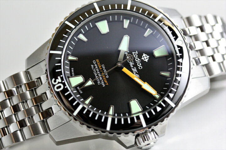 楽天市場】スイス製 ZODIAC ゾディアック Super Sea Wolf スーパー 