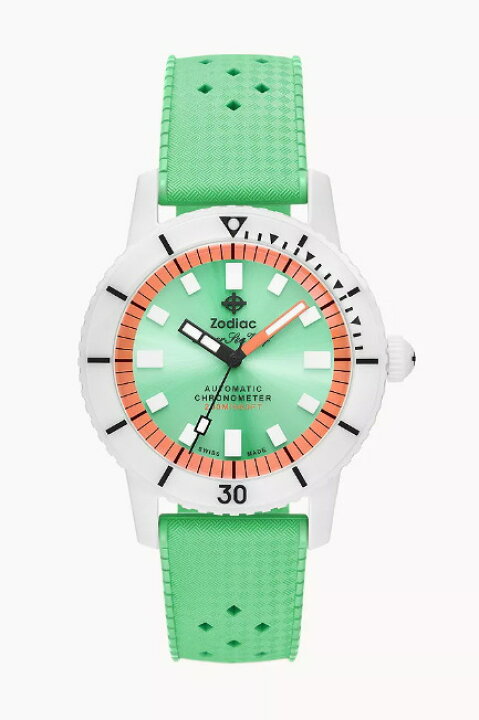 楽天市場】スイス製 ZODIAC ゾディアック Ceramic Compression Diver 