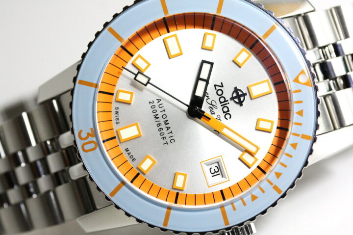 楽天市場】スイス製 ZODIAC ゾディアック Super Sea Wolf53 シーウルフ 