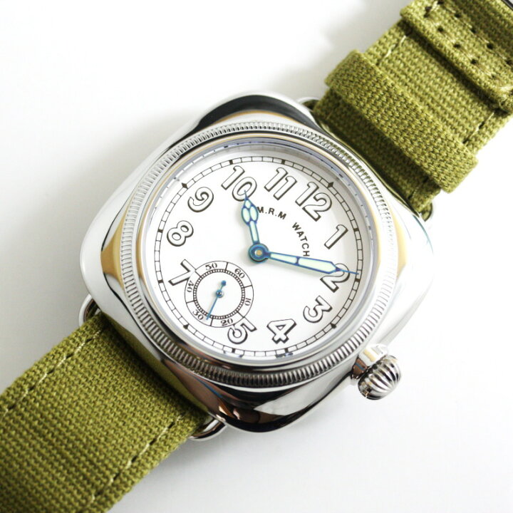 楽天市場】M.R.M WATCH 1930年代の復刻 CUSHION WATCH クッション  