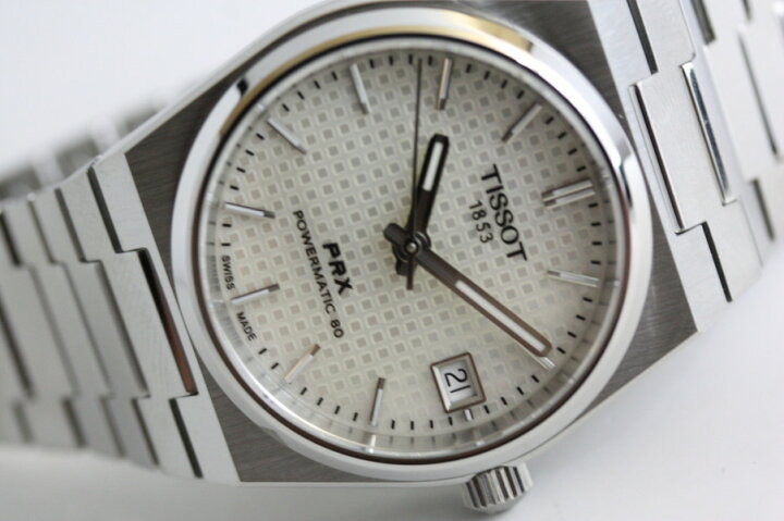 楽天市場】白蝶貝ダイアル スイス製Tissot ティソPRX 35MM Automatic 