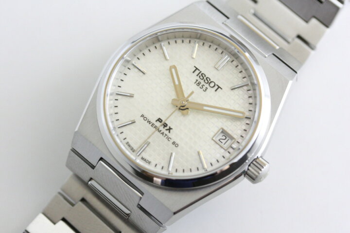 楽天市場】白蝶貝ダイアル スイス製Tissot ティソPRX 35MM Automatic 