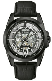BULOVA ブローバ Classic クラシック スケルトン自動巻き腕時計 メンズウォッチ 正規代理店商品 98A304 ブラックスケルトン