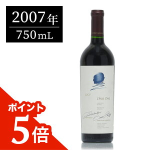 yP5{ | 12/5zI[pX (Opus One) 2007 750ml I[pXE ԃC MtgɍœK AJ JtHjA ipo[ Ε