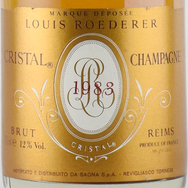 ルイ ロデレール クリスタル 1983 ルイロデレール ルイ・ロデレール Louis Roederer Cristal フランス シャンパン  シャンパーニュ | KATSUDA 勝田商店 銘醸ワイン専門