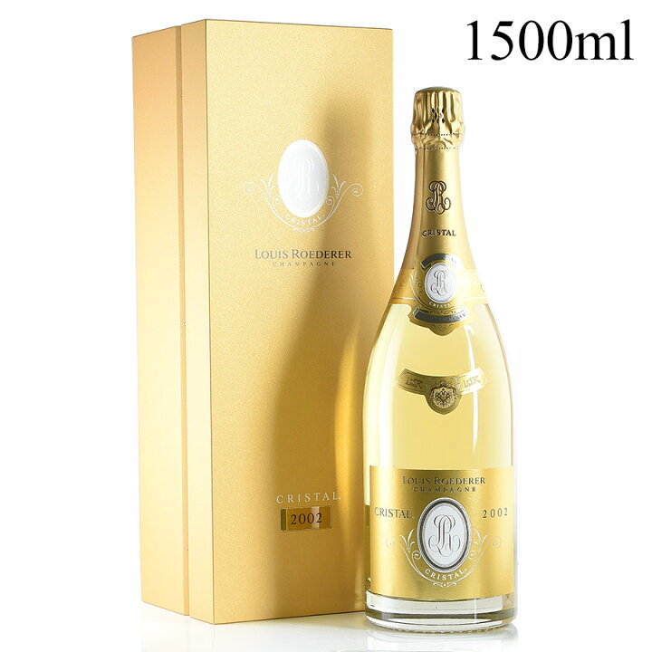 楽天市場】ルイ ロデレール クリスタル 2002 マグナム 1500ml ギフト 